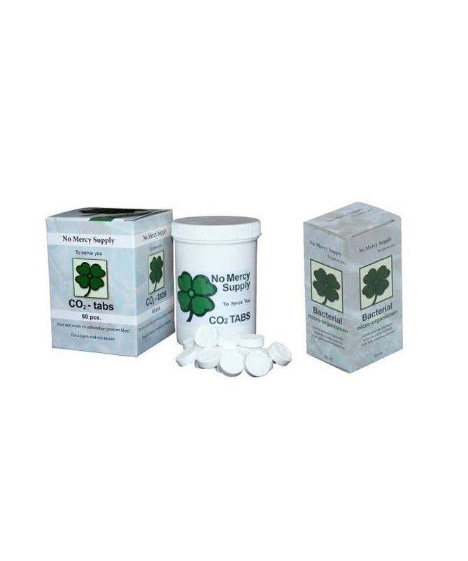 No Mercy CO2-Tabletten 60 Stck. + Bakteriell 50g KIT