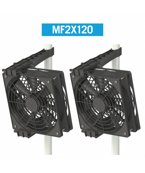 SECRET JARDIN 2 MF2 120 MIXING FANS (2.85 W x 2) - 1 - Their secret is the magnetic direct drive. No