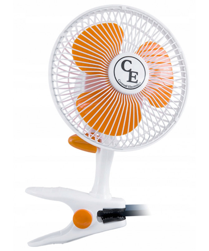 Cornwall Electronics 15W fan with clip ø19cm