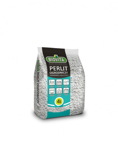 Biovita PERLIT 4L - 1 - quantity : 10 liter
soil additive or substrate for hydroponic growing
absorbs and stores water
s