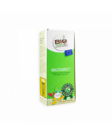 BIOTABS INDOOR TABLETS 10PACKED - 1 - BioTabs are an organic fertilizer with an extended effect. The composition has been ta