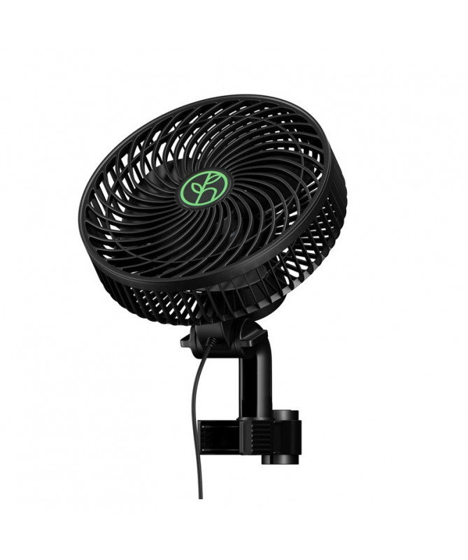 Herbgarden Oscillating Clip Fan 10W 3-speed fi 150mm - Mischventilator mit Clip