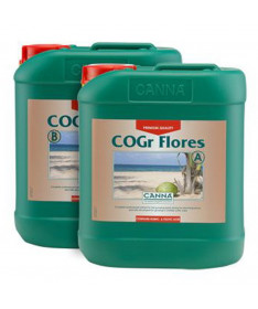 CANNA COCO COGR FLORES A/B 2*5L - 1 - COGr Flores is a complete professional nutrient solution for fast-growing plants, contains