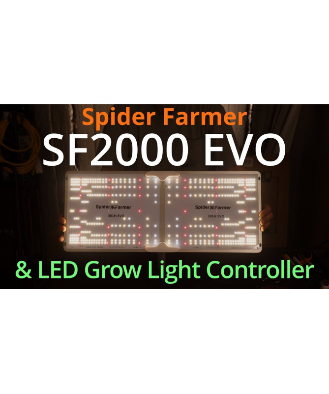 Spider farmer SF2000 Dimmable 200W Samsung LM301B EVO - lampa LED do uprawy roślin