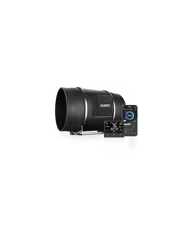 AC Infinity Quiet Inline 150mm Fan, 680 m³/h, 10 Modes + Controller
