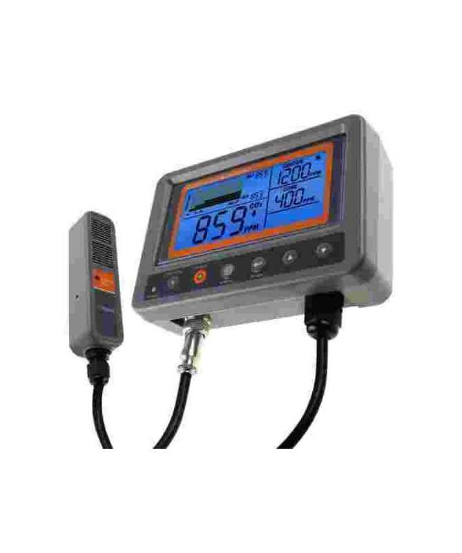 Electronic monitor / meter and controller CO₂.