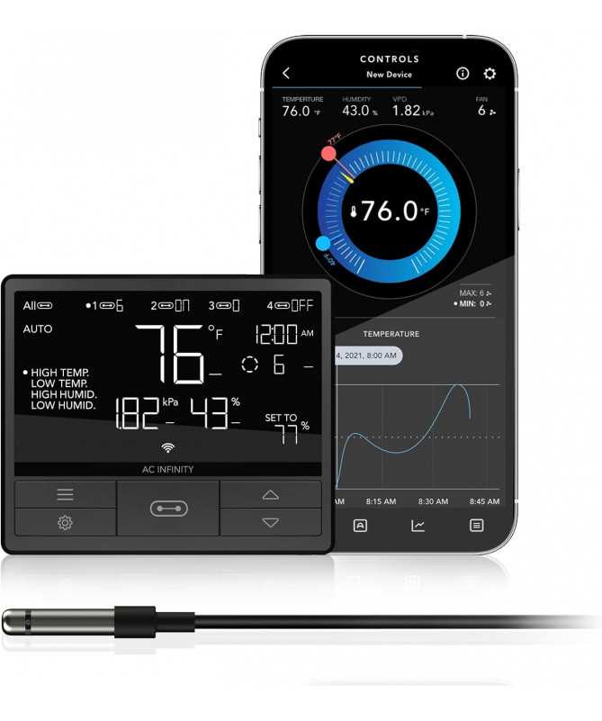 AC Infinity 69 PRO - climate controller for max. 4 devices