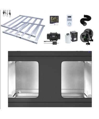 Growbox-Anbauset Galaxyfarm Luna Lite 300 x 150 x 200 cm + ZEUS 600W PRO 3.1 LED