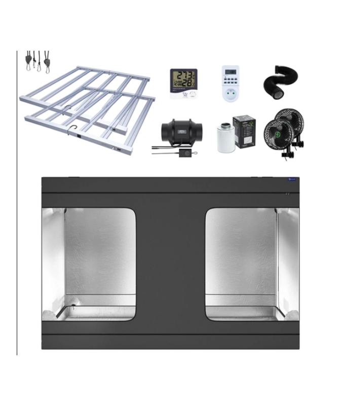 Growbox zestaw uprawowy Galaxyfarm Luna Lite 300x150x200cm + ZEUS 600W PRO 3.1 LED Growbox zestaw uprawowy Galaxyfarm Luna Lite 300x150x200cm + ZEUS 600W PRO 3.1 LED