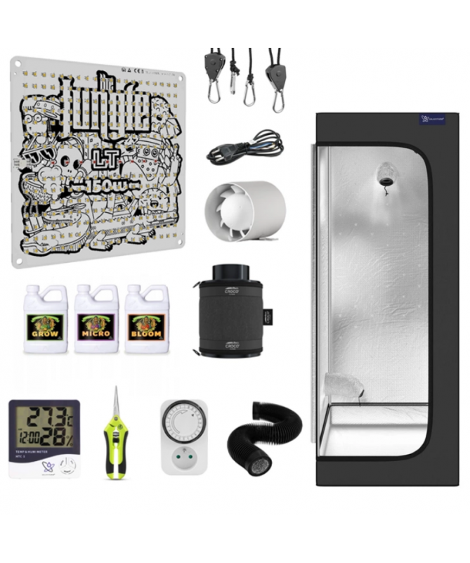 Growbox set Galaxyfarm Luna Lite 60x60x150cm + LED The Jackson LITE 150W + hnojiva