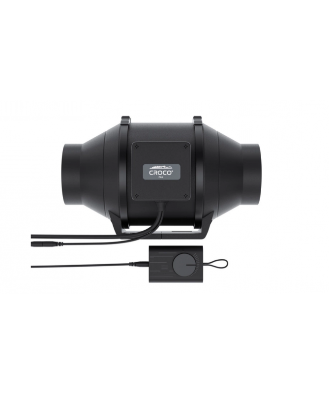 Croco Fan EC BF-150 - kanálový ventilátor + regulátor otáček 150mm 685m^/h