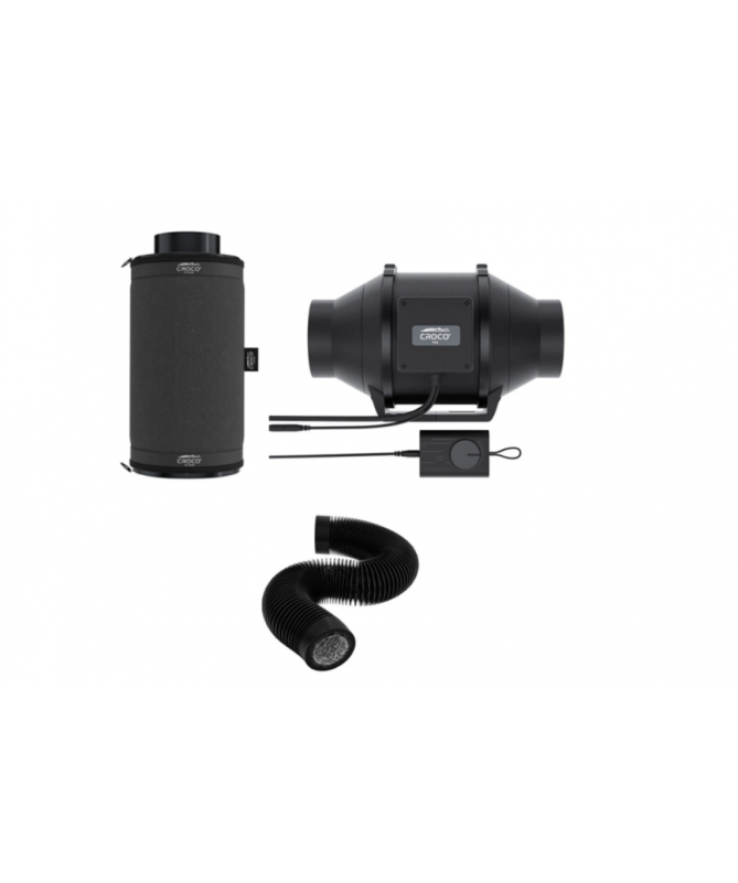Croco Lüftungsset 360-480 m³/h fi 125mm - Luftfilterungsset