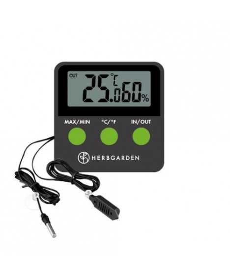 Herbgarden Temp & Humi Meter - weather station thermometer and hygrometer IN/OUT - 1
