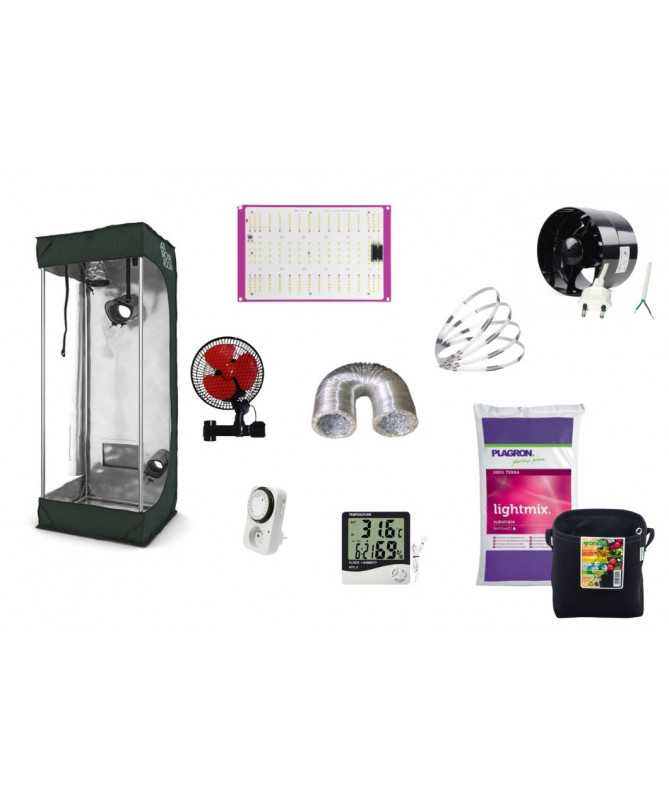 Growbox-Set RR 50x50x140, GOAT 120 W – 1 Pflanze Growbox-Set RR 50x50x140, GOAT 120 W – 1 Pflanze