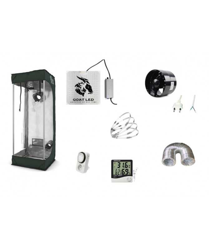 Growbox set levně HG 50x50x140, GOAT 150w EVO - 1-4 rostliny