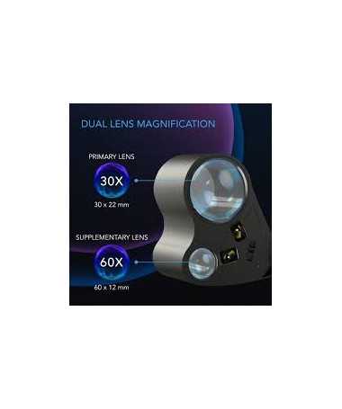 AC Infinity Lupe mit 30- bis 60-facher Vergrößerung und LED-Beleuchtung - 2