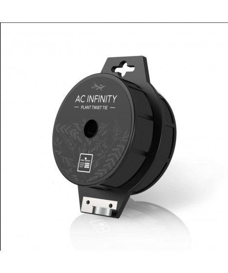 AC Infinity Coated gardening wire for tying up plants, black, 100m - 1