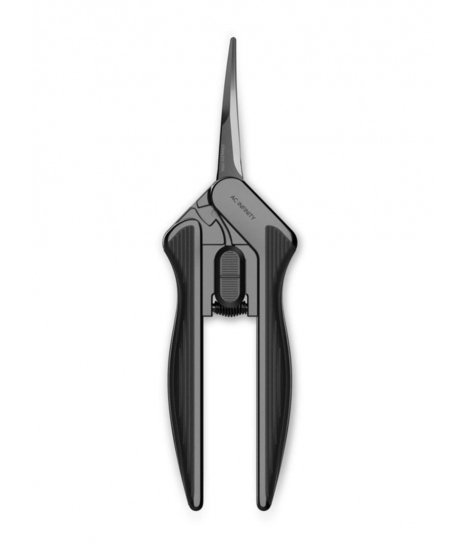 AC Infinity Stainless steel spring-loaded scissors, blade length 16.8 cm, with titanium-coated handles - 1