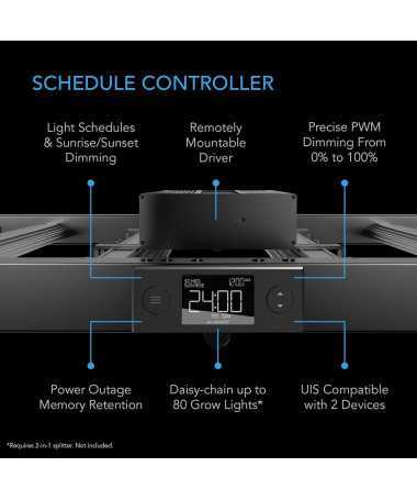 AC Infinity IONFRAME EVO4 300 W LED osvětlení pro pěstování rostlin s plným spektrem, Samsung LM301H EVO, do 120 x 120 cm – 3 – 