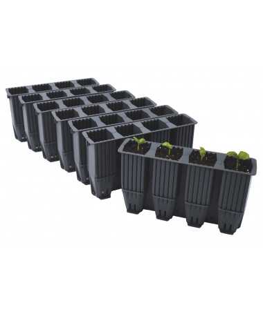 28 REUSABLE ROOTING MEDIA PACKETS (WITHOUT GREENHOUSE), 21x5xh12cm, GARLAND DEEP ROOT SUCCESS KIT - 4