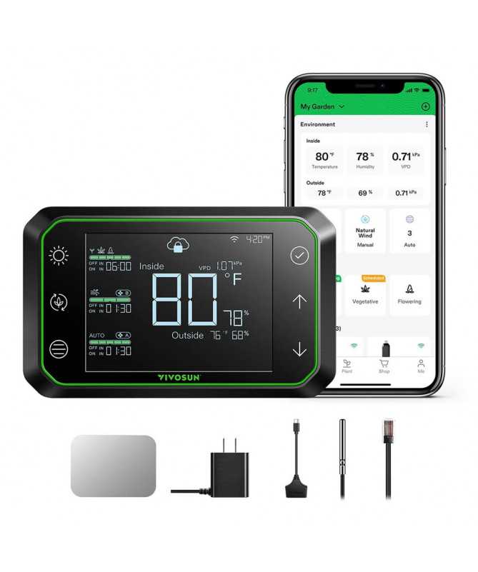 Řídicí jednotka Vivosun GrowHub E42A s Wi-Fi