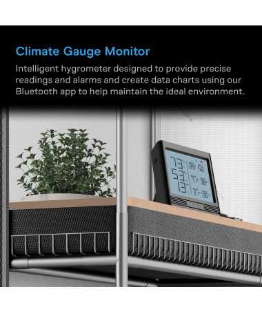AC Infinity Smart Hygrometer B1 – inteligentna stacja pogody BT - 3 - Pomiar temperatury i wilgotności AC Infinity Smart Hygrometer B1 – inteligentna stacja pogody BT - 3 - Pomiar temperatury i wilgotności