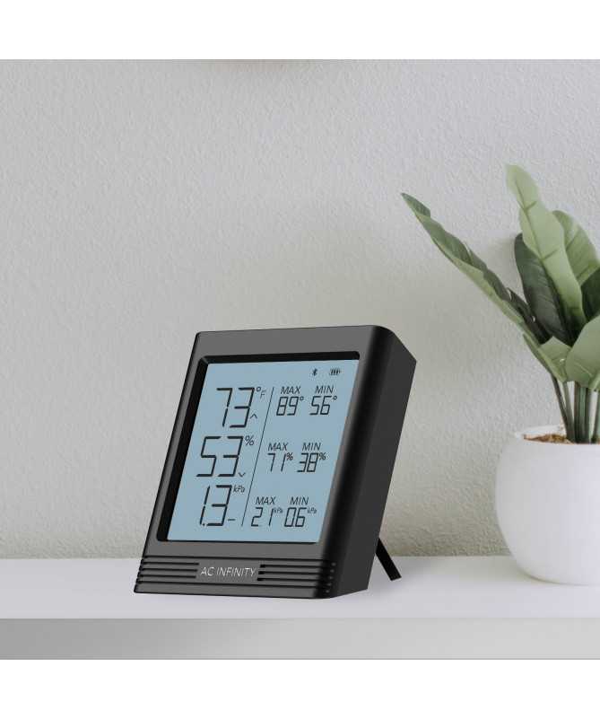 copy of Weather station thermometer/hygrometer analog silver 092209