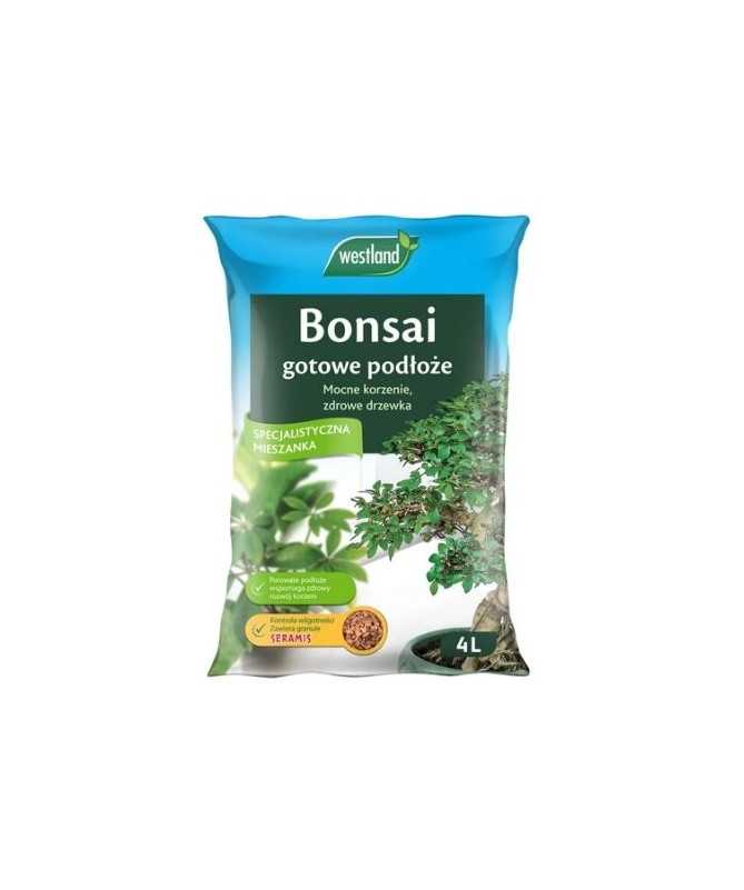 Westland podłoże ziemia do Bonsai 4L - mieszanka do drzewek bonzai z dodatkiem Seramis