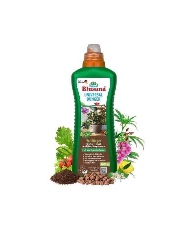 Blusana Univerzální hnojivo pro hydroponii / péče o okrasné rostliny, ovoce a zeleninu 250 ml