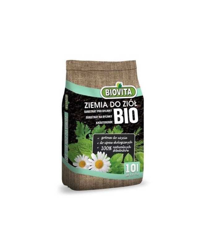 Biovita Půda pro bylinky BIO 10 l – ekologická půda pro pěstování bylinek