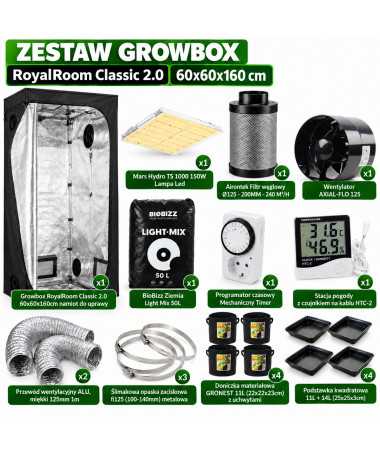 Zestaw Mini Classic 60x60x160 LED Royal