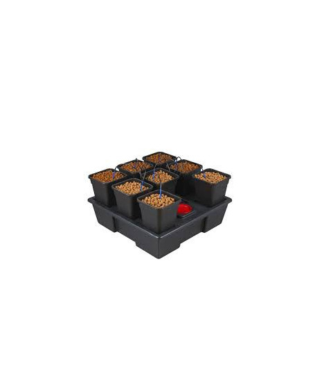 Wilma XXL 8x11L, Complete Hydroponic System, 8 x 18L pot, 115x115xh20cm/150L - 1