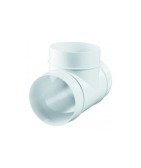 TRÓJNIK PLASTIKOWY FI125MM - 1 - Trójnik o wymiarach: 3x125mm,&nbsp; wykonany z plastiku.