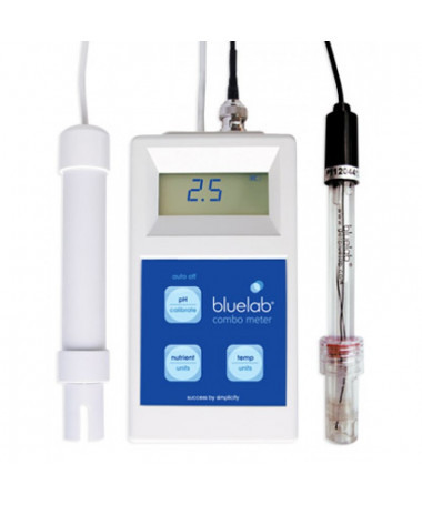 

BLUELAB COMBO METER - 2 - Empfohlener pH-Bereich für Pflanzen in: - Lösung (Hydroponik) 5,5-6,3 pH - Erde 6,2-7,2 pH