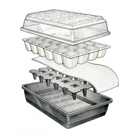 GARLAND SELF-CONTROLLER/PROPAGATOR, 24 SEEDS, 2.2L TANK, 37.5x23xh16cm - 1