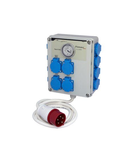 TIMERBOX 12x600W + OGRZEWANIE NOCNE, 24h/30min, 3-FAZ 380V/230V - 1 - Zapoznaj się z naszym programatorem czasowym z podtrzymani