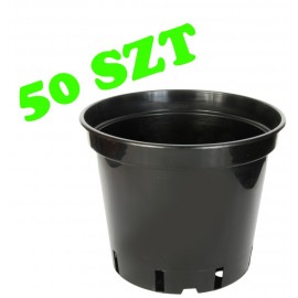 Set of 50pcs. Round plastic flower pot 14L - 1