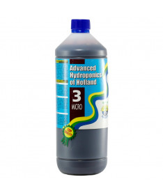 HOLLÄNDISCHE FORMEL 3 MICRO 1L ZUSATZDÜNGER (MIKRONÄHRSTOFFE) - ADVANCED HYDROPONICS OF HOLLAND - 1