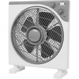 CORNWALL ELECTRONICS, WENTYLATOR MIESZAJĄCY, BOX FAN 230V, TRZY-BIEGOWY, Z OSCYLACJĄ, 50W, 40x40x13cm, fi-30cm - 1 - Wentylator 