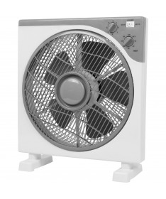 CORNWALL ELECTRONICS, WENTYLATOR MIESZAJĄCY, BOX FAN 230V, TRZY-BIEGOWY, Z OSCYLACJĄ, 50W, 40x40x13cm, fi-30cm - 1 - Wentylator 