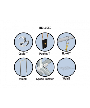 Growbox Secret Jardin Dark Room 150 R3.00 (150x150x235) - 5 - Dark Room 150 rev.3 (namiot, pomieszczenie do uprawy, GrowBox), wy