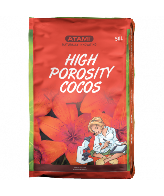 ATAMI HIGH POROSITY COCOS 50L, GEREINIGTES KOKOSSUBSTRAT, HOHE POROSITÄT