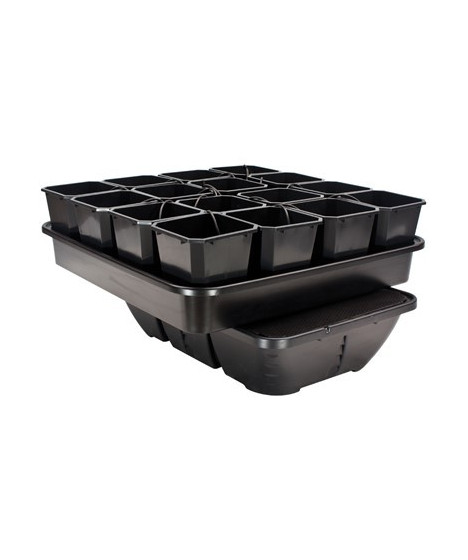 PLAN!T ATLAS L12 POT DRIPPER SYSTEM, 16 DONICZEK - 1 - Roztwór nawozów i wody jest przesyłany ze zbiornika prosto do roślin, za 