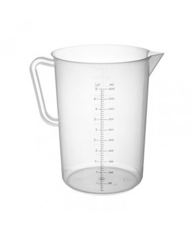 Plastic measuring cup 5000ml 5L - 1