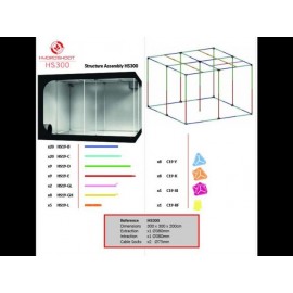 Growbox Hydro Shoot 300 (300x300x200cm) - 2 - 