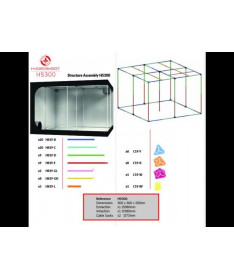 Growbox Hydro Shoot 300 (300x300x200cm) - 2 - 