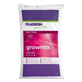 Plagron ziemia Growmix 50l - 1 - Nawożona przez 3 Tygodnie Ta wyrafinowana mieszanka substancji odżywczych, która stanowi aż 79