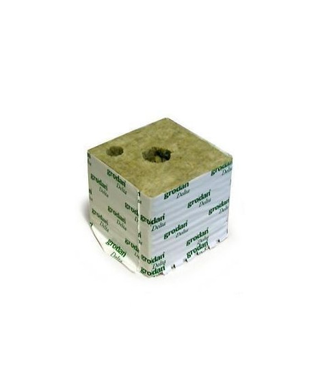 GRODAN KOSTKA 10*10*6,5CM 1SZT OTWÓR FI27MM - 1