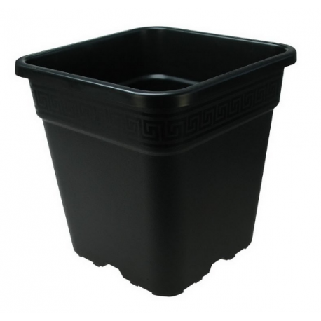 SQUARE FLOWER POT 11L NERO (25*25*H25,5)