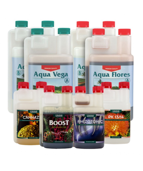 Canna Aqua Wachstum und Blüte Starter Kit - 1